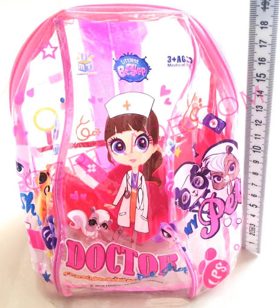 ชุดคุณหมอโพนี่+เป้สะพาย 18 ซม.(ลิขสิทธิ์แท้)