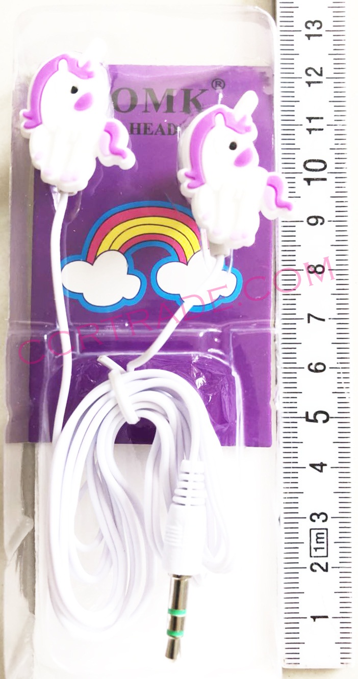 หูฟังการ์ตูนกล่อง ลายยูนิคอร์น 14.5 ซม.