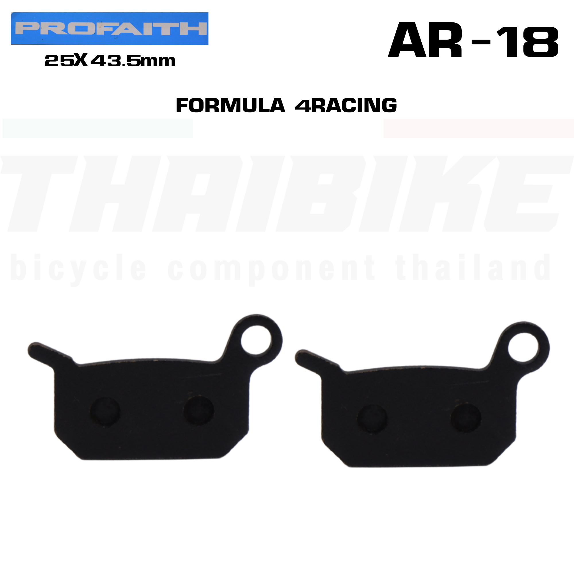 ผ้าเบรคจักรยาน ดิสก์ PROFAITH ceramic caliper pads SHIMANO ZOOM AVID SRAM