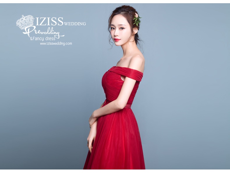 DS010 - **Pre order** ชุดราตรีหรู เดรสสั้นออกงาน (short dresses) ชุดไปงานแต่งงานสวยๆ ชุดยกน้ำชา "ธีมสีแดง"