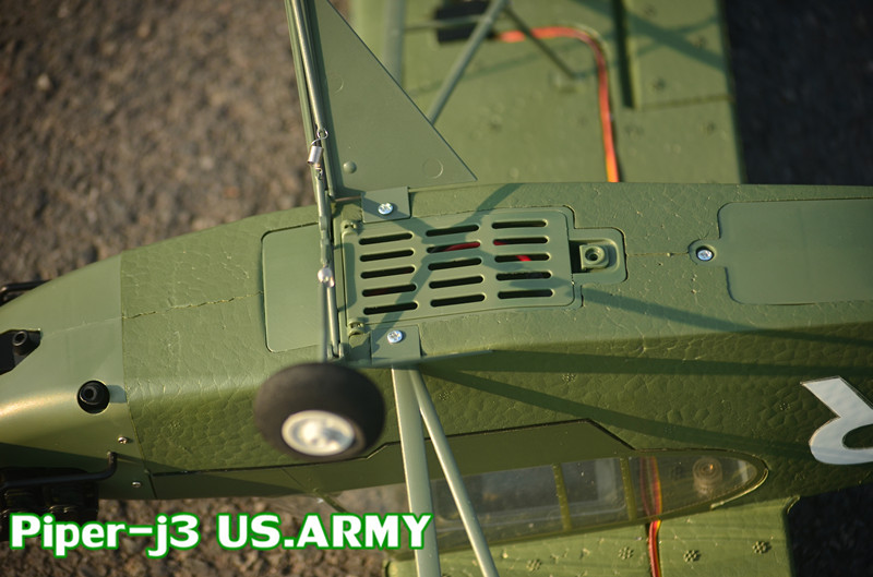 Piper J-3 ARMY 680MM. 6Gyro