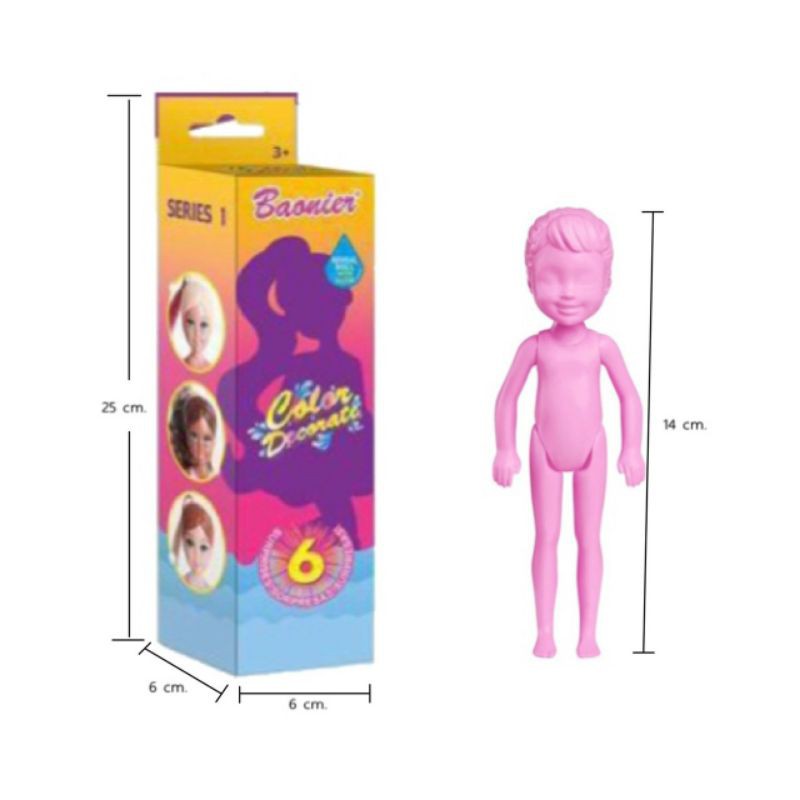 ตุ๊กตาแช่น้ำ บาร์บี้แช่น้ำ ตุ๊กตาแช่น้ำเปลี่ยนสี