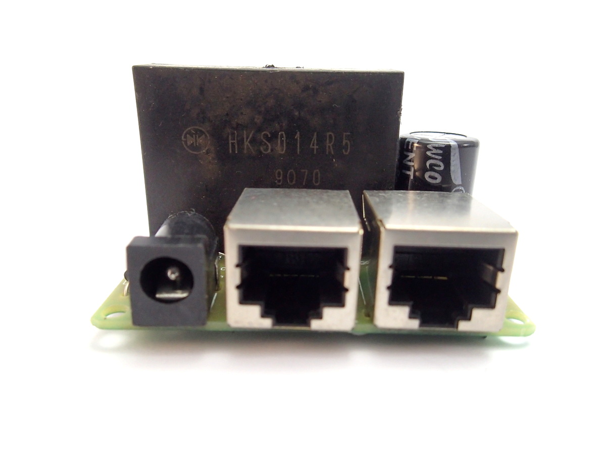 POE Splitter with 48V DC Step-Down to +12V/5V