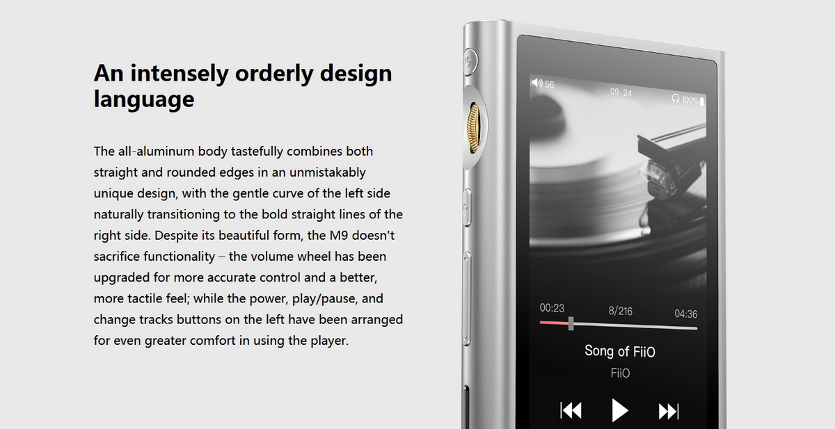 ขาย FiiO M9 DAP ชิป AKM AK4490EN x2 ตัว รองรับ Hi-Res , Bluetooth 4.2 , Native DSD , LDAC