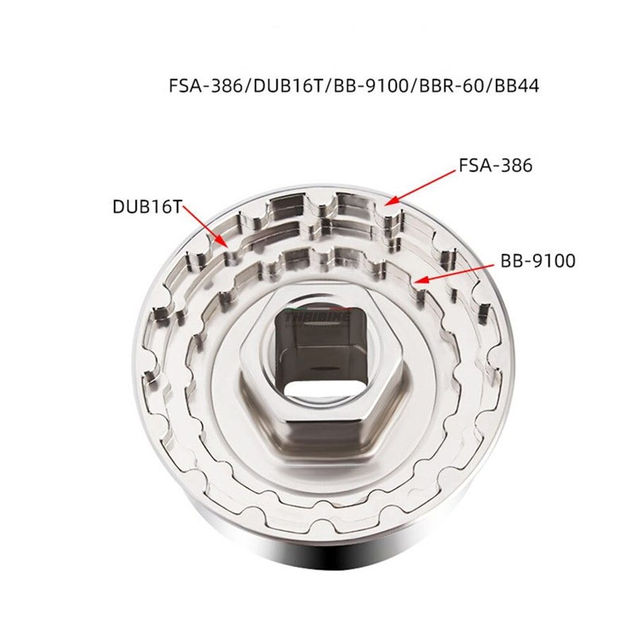 เครื่องมือถอดกะโหลกกลวง TOOPRE 5 In1 For 44MM R60 BB-9100 DUB16T FSA386