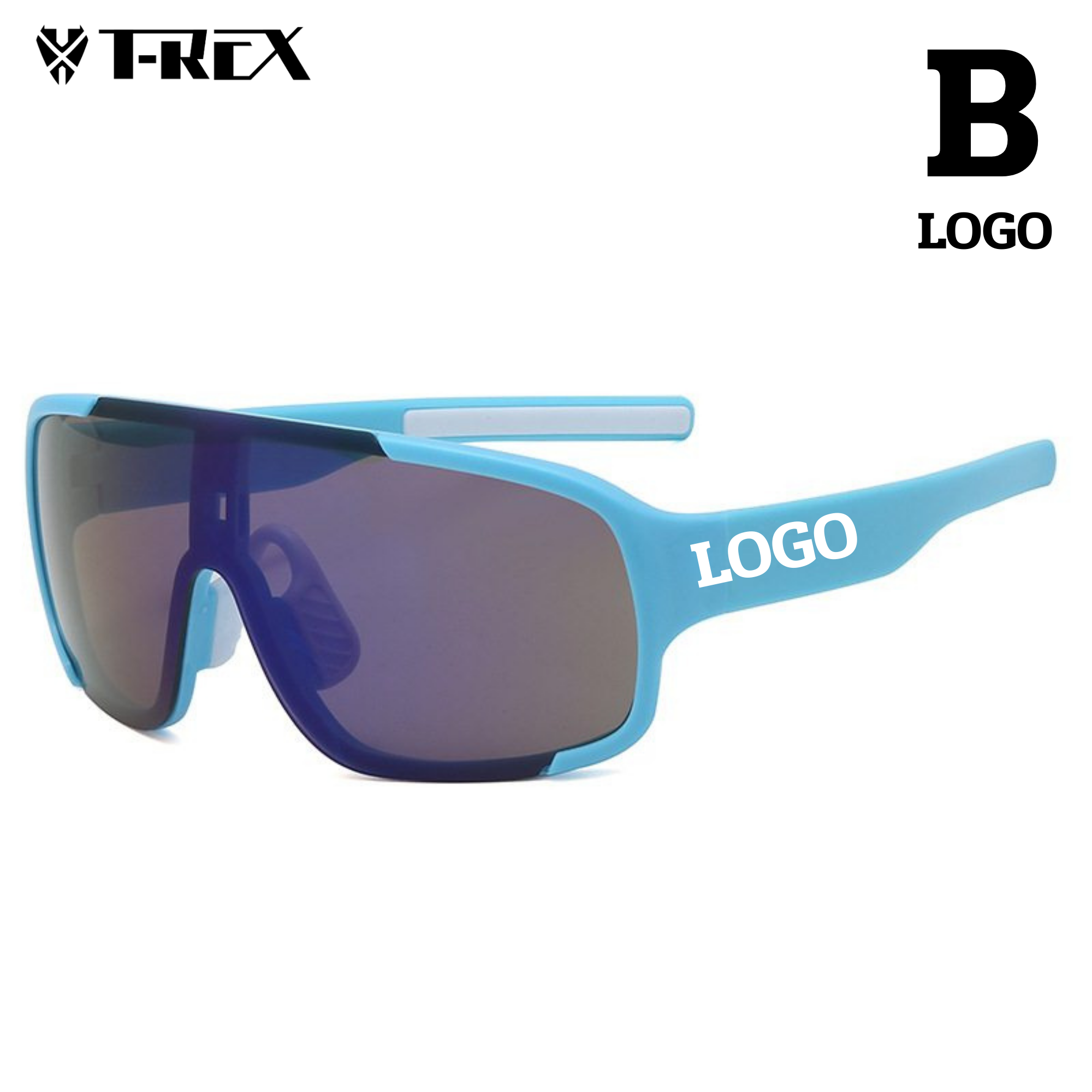 แว่นตาปั่นจักรยาน T-REX รุ่น 9316 กันแดด กันลม กันฝุ่น UV แว่นกันแดด แว่นปั่น