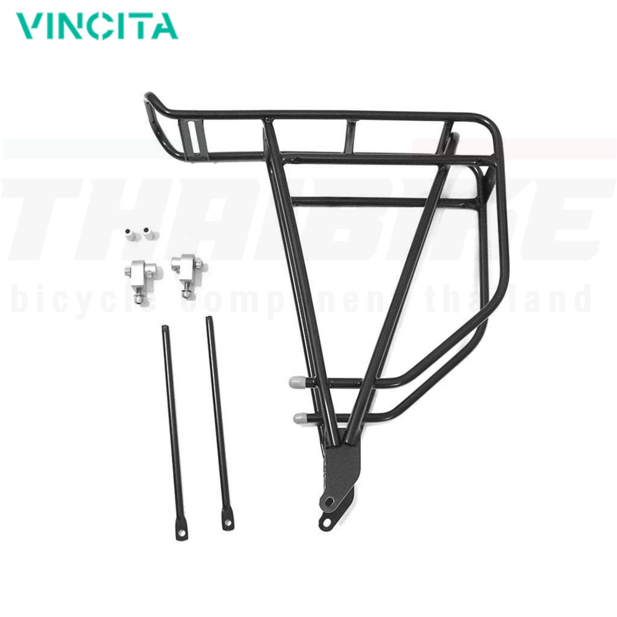 ตะแกรงหลังจักรยาน VINCITA C035 สแตนเลส VOYAGE STAINLESS STEEL