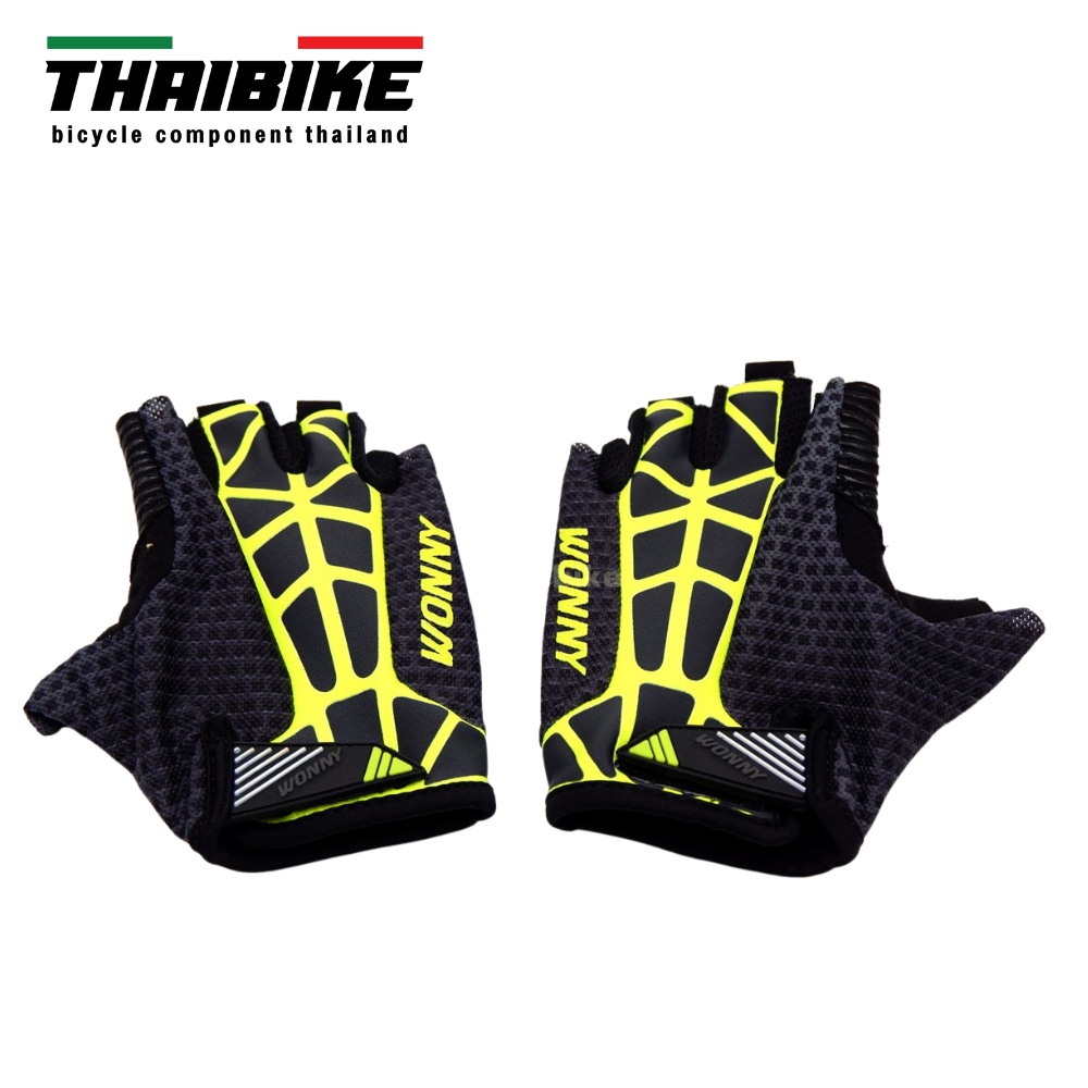 ถุงมือเจลสำหรับปั่นจักรยาน มีเจลรองมือ ของแท้ งานหนานุ่ม WONNY