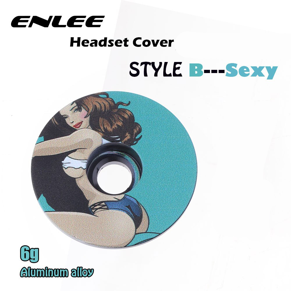 ฝาปิดสเต็มจักรยาน ลายแฟชั่น ENLEE Aluminum Alloy Cover