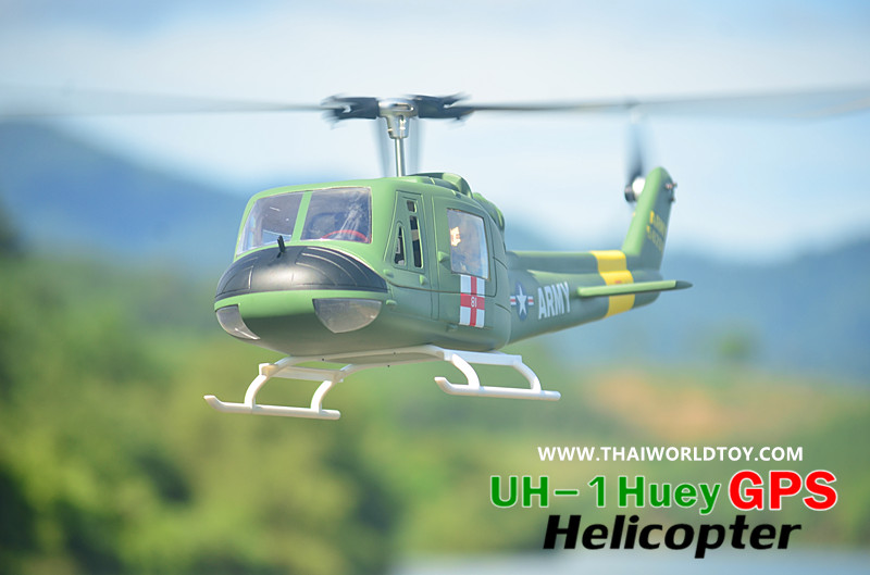 ๊็UH-1 Huey GPS Helicopter 450 FLywing+H1