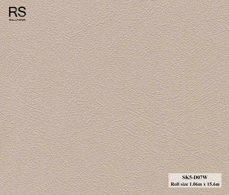 วอลเปเปอร์ สีน้ำตาลโอวัลติน SK5-D07W