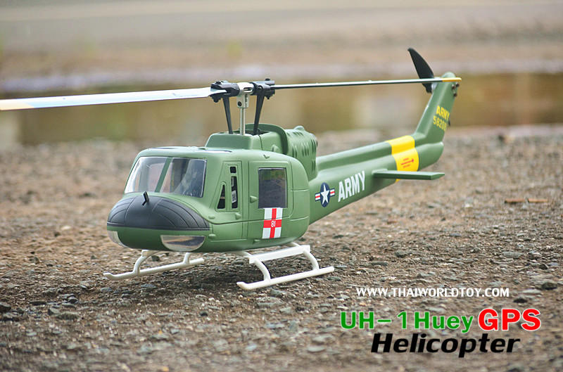 ๊็UH-1 Huey GPS Helicopter 450 FLywing+H1
