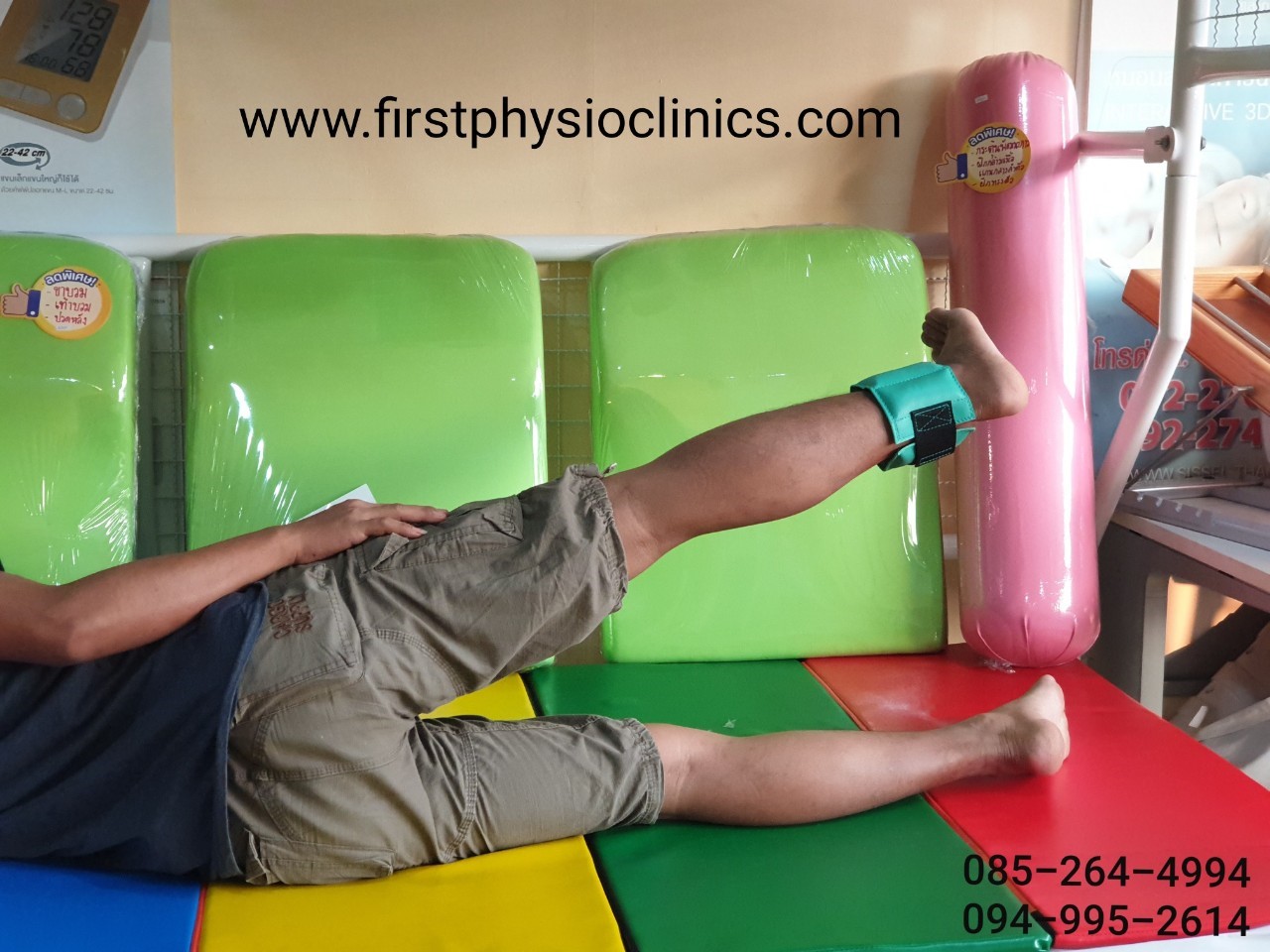 ถุงทรายถ่วงน้ำหนัก 0.5 kg. ถุงทรายออกกำลังกายแขน ขา 0.5Kg/ Sandbag/wight cuff