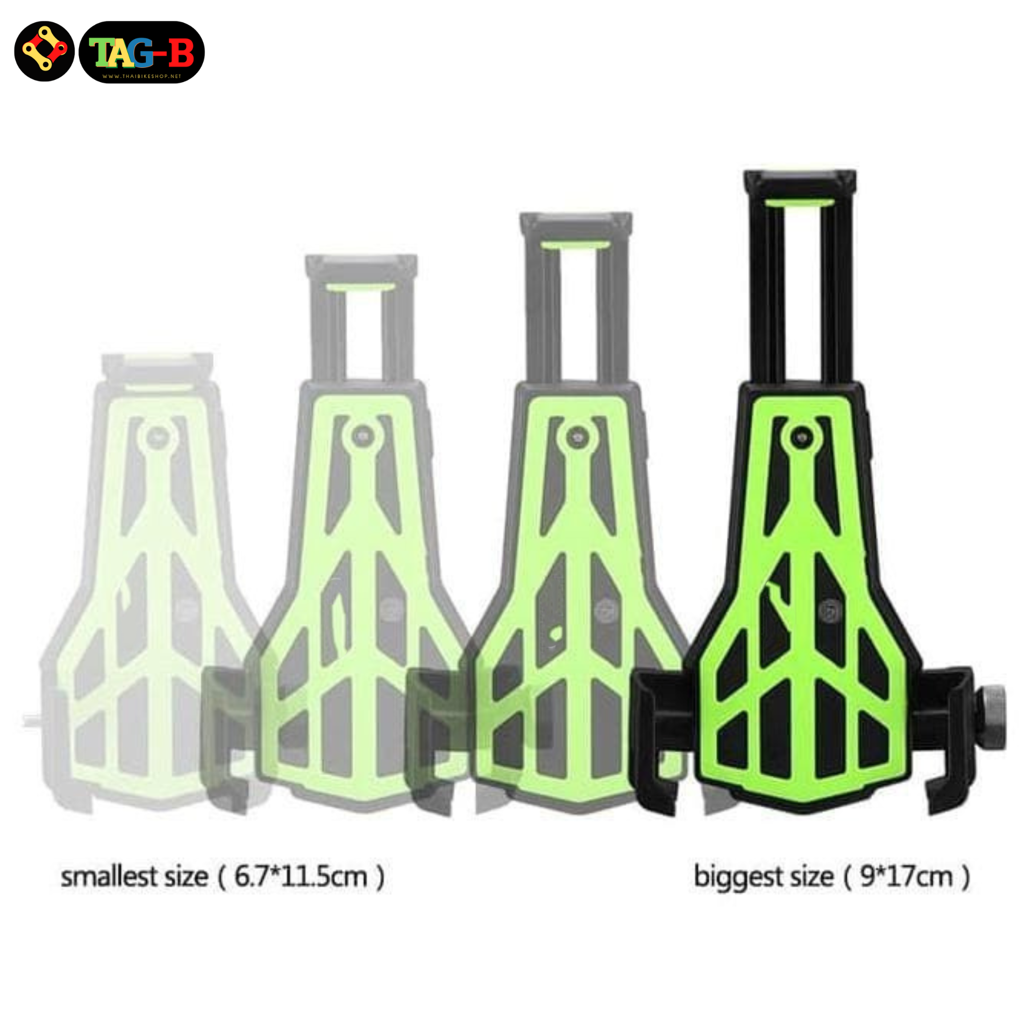 ขาจับมือถือติดจักรยาน ติดมอเตอร์ไซต์ แบบปรับได้ TAG-B PH-668