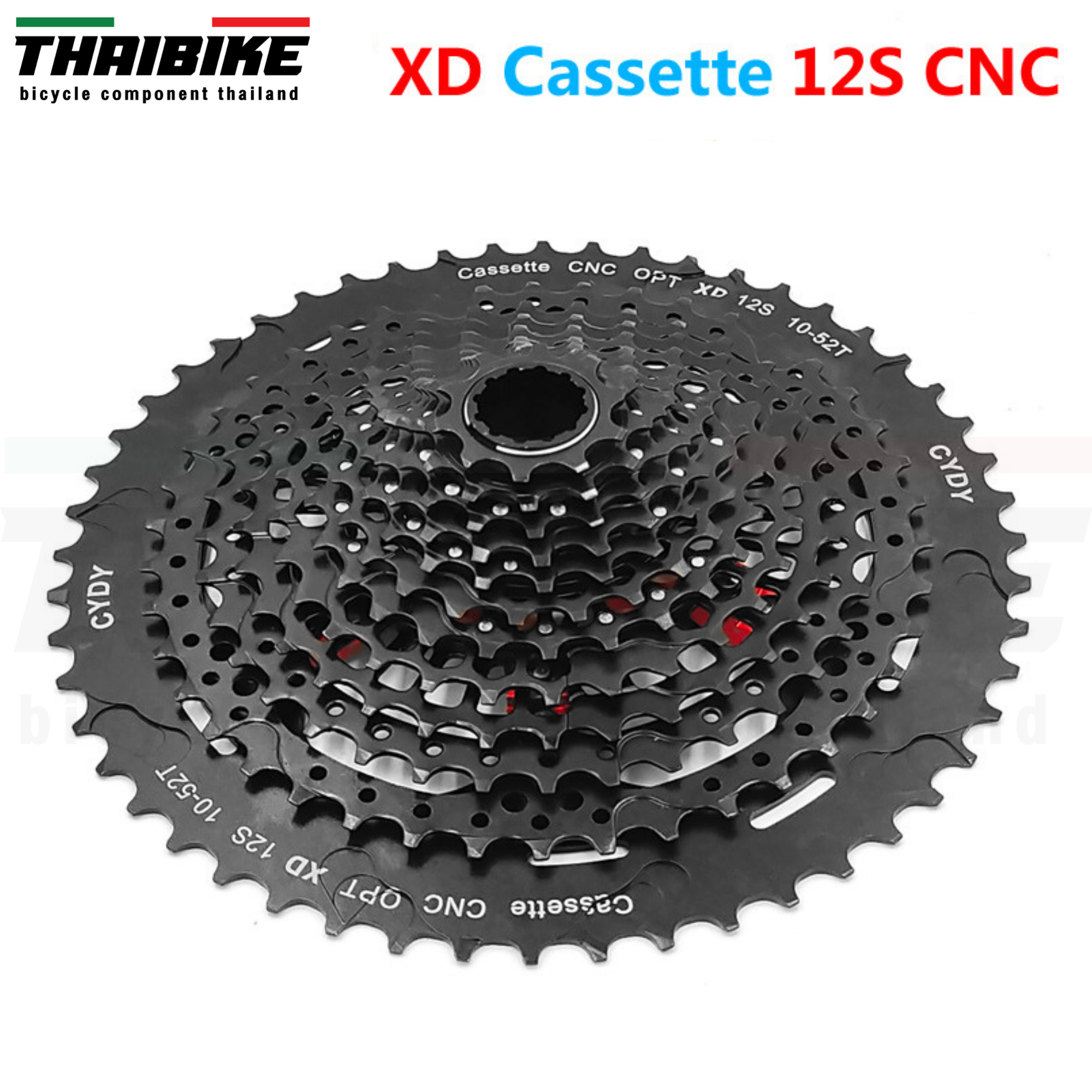 เฟืองจักรยานเสือภูเขา CYDY 12SPD 10-52T โม่ SRAM XD ultra-light CNC