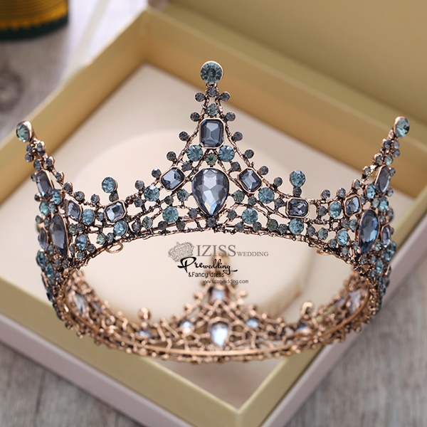 AC031 **รวม10แบบเทียร่าสวยๆ**พรีออเดอร์เทียร่า มงกุฎเพชร ต่างหูและสร้อยคอ ชุดเครื่องประดับเจ้าสาวสวยหรูดุจเจ้าหญิง