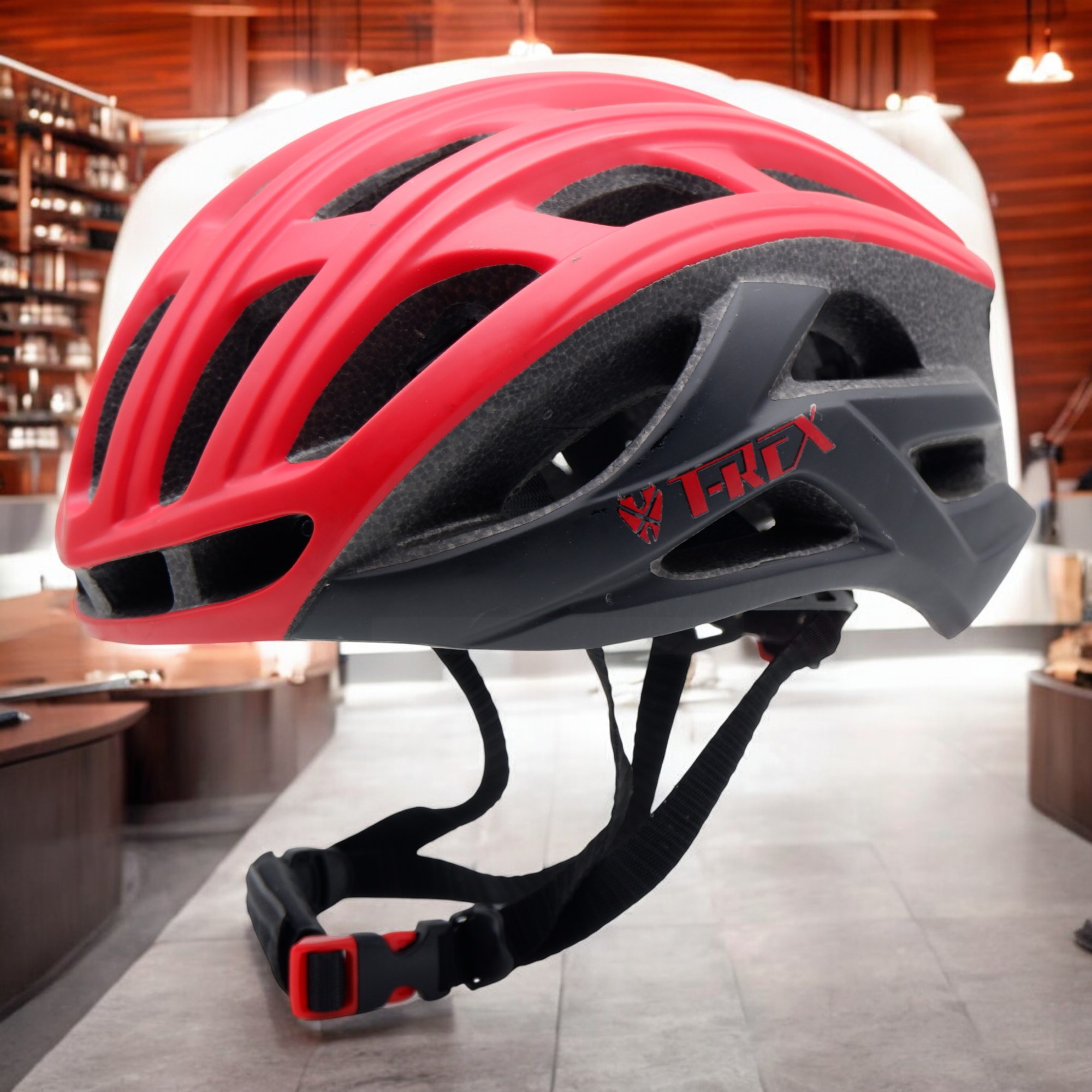 หมวกกันน็อคจักรยานเสือหมอบ เสือภูเขา T-REX N1939 อินโมล