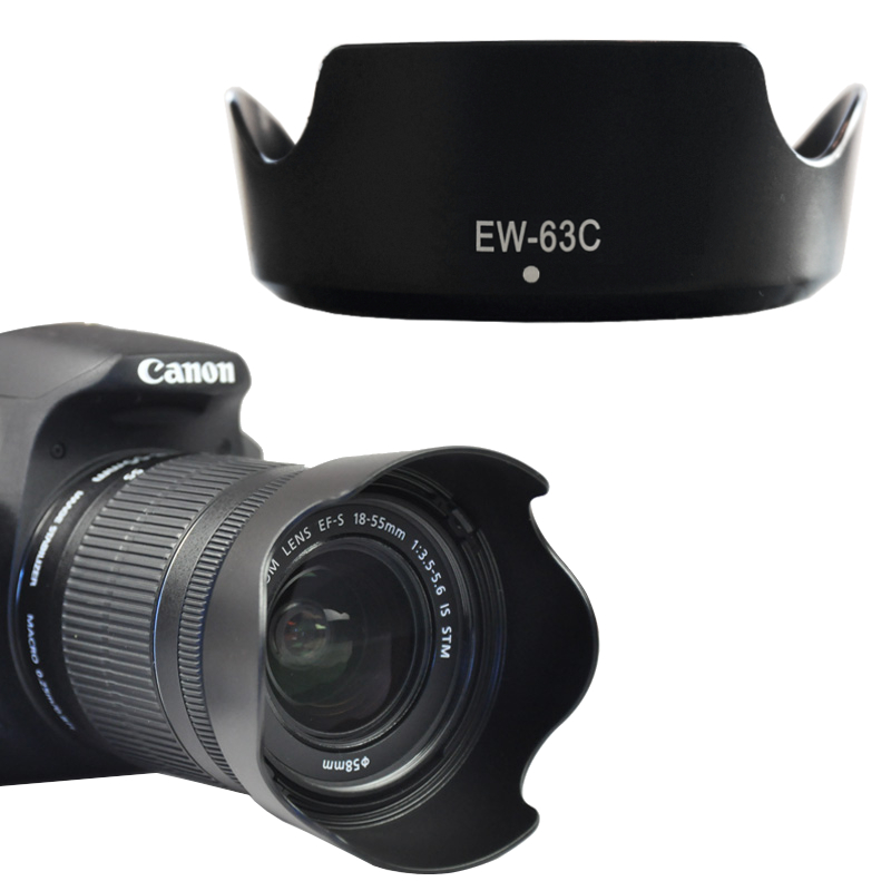 Canon Lens Hood EW-63C for EF-S 18-55 STM, RF 24-50mm f/4.5-6.3 IS STM
