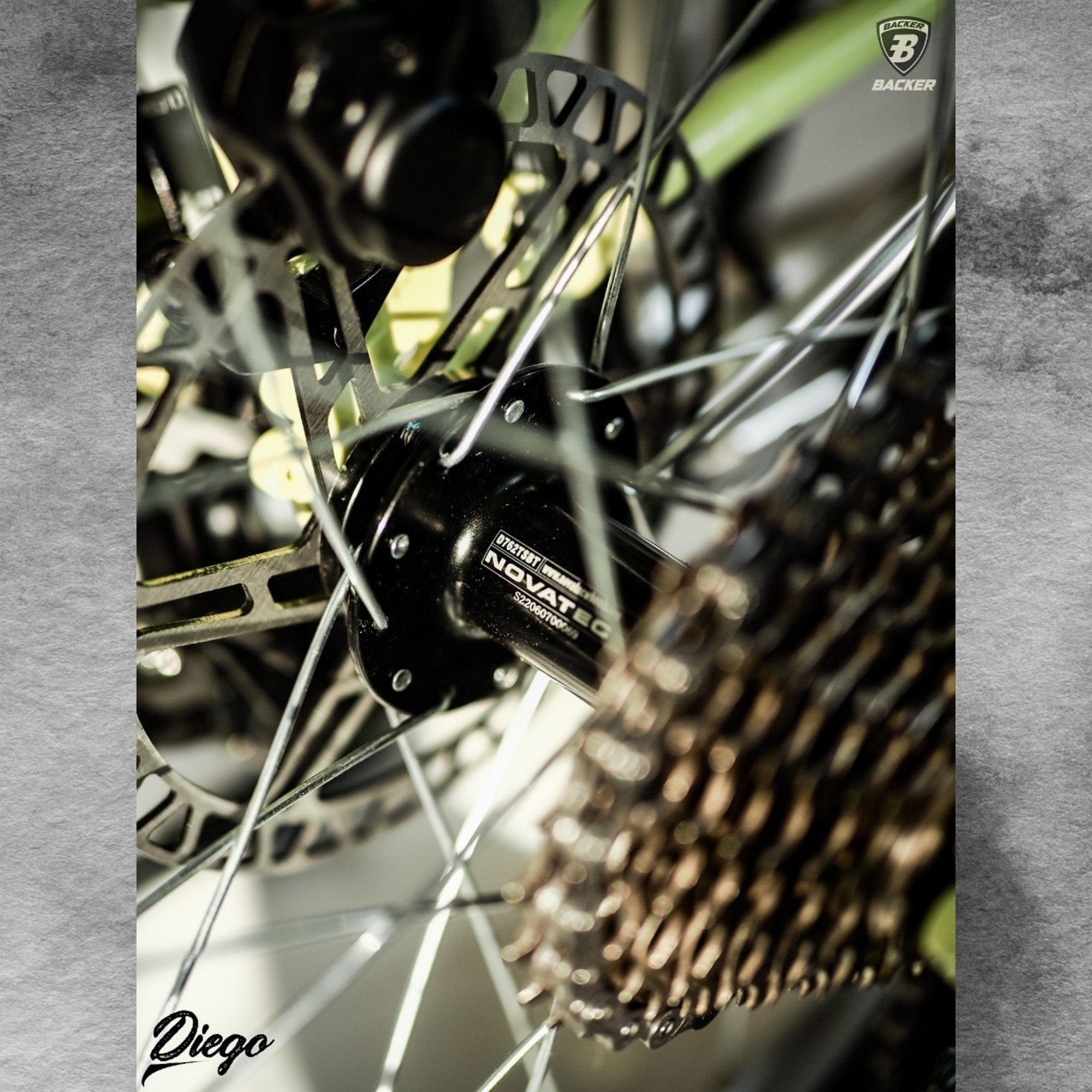 จักรยานพับ BACKER DIEGO ล้อ 20 นิ้ว 18SPD