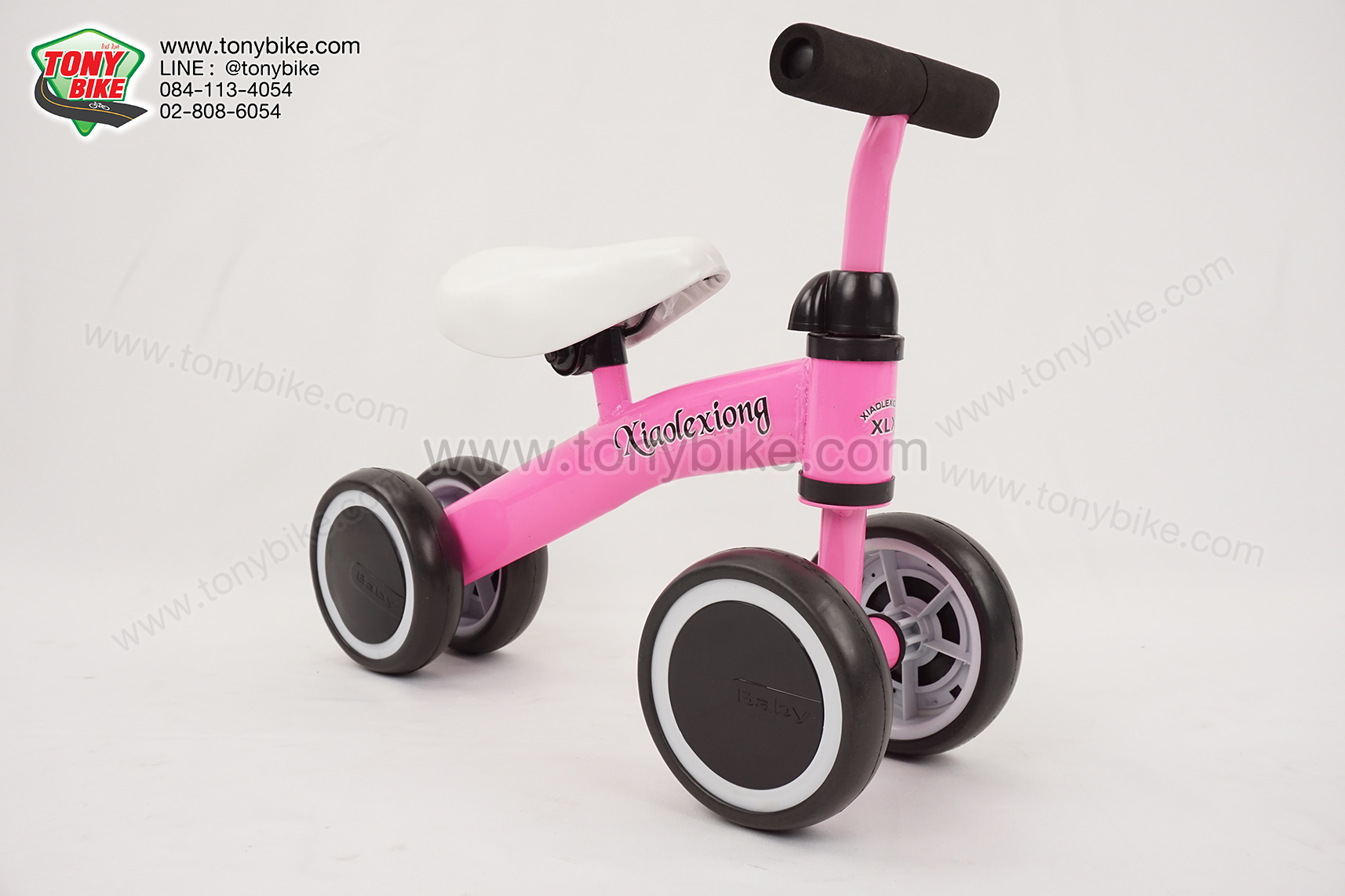 จักรยานขาไถ จักรยาน balance bike สีชมพู