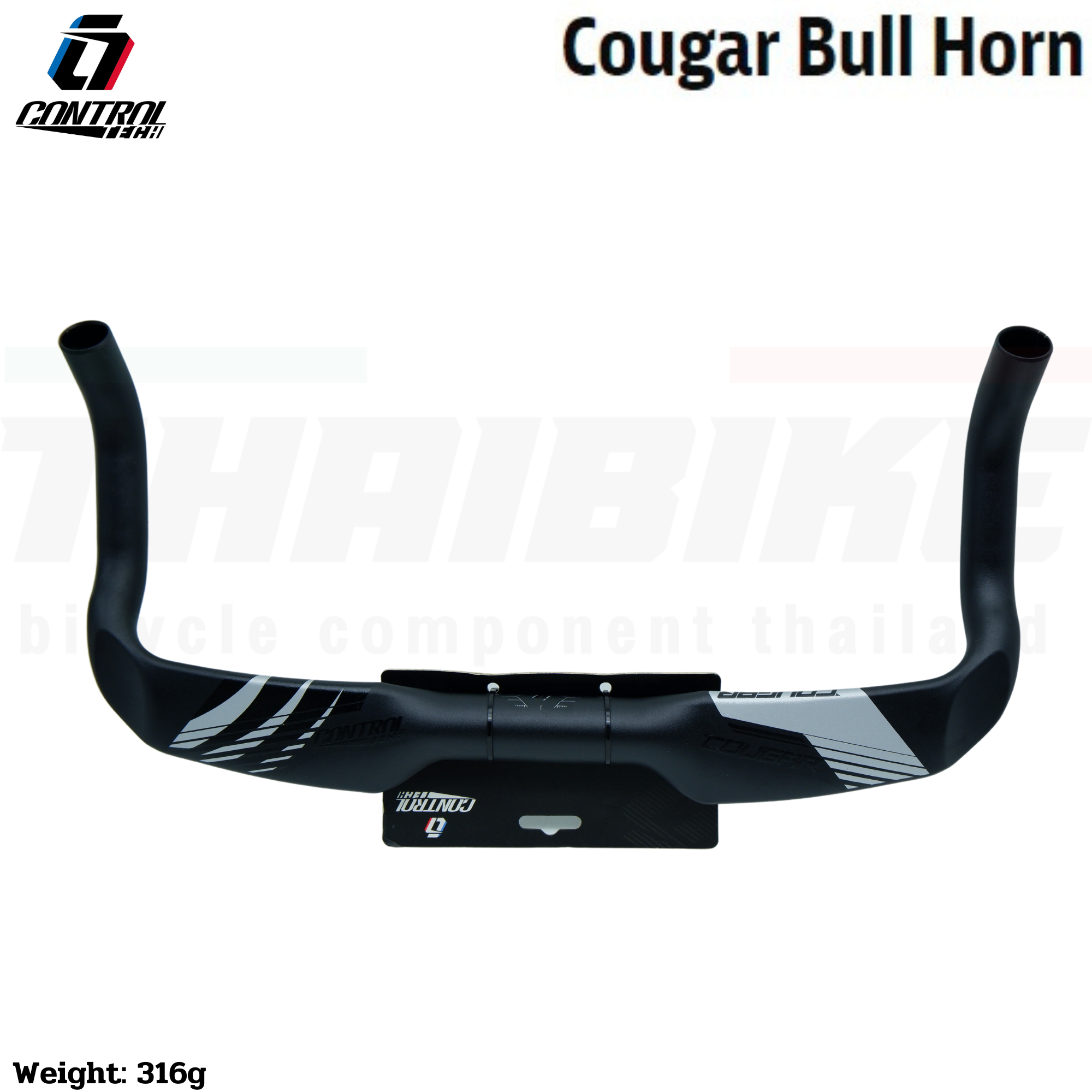 แฮนด์จักรยาน Bull Horn triathlon CONTROLTECH COUGAR Bull Horn Alloy