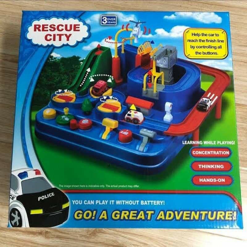ของเล่นแก้ปัญหา ชุดรถกู้ภัย ฝึกทักษะเด็กๆ ได้ดีมาก พร้อมส่งจากไทย