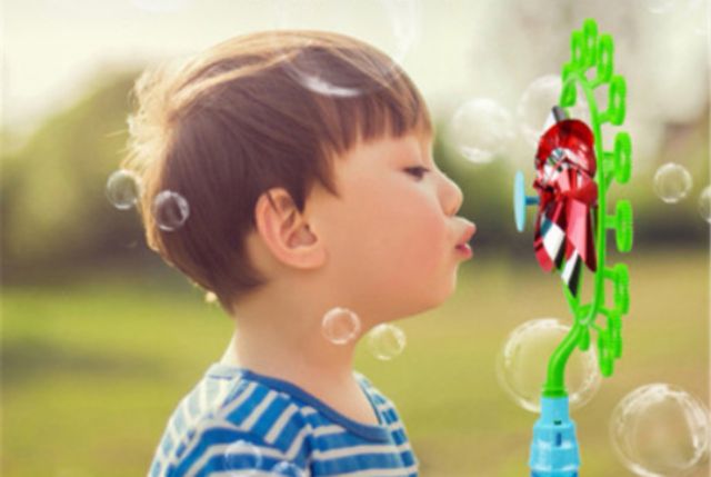 ที่เป่าฟองสบู่ กังหันเป่าฟอง ฟองเยอะมาก ไม่ต้องใส่ถ่าน