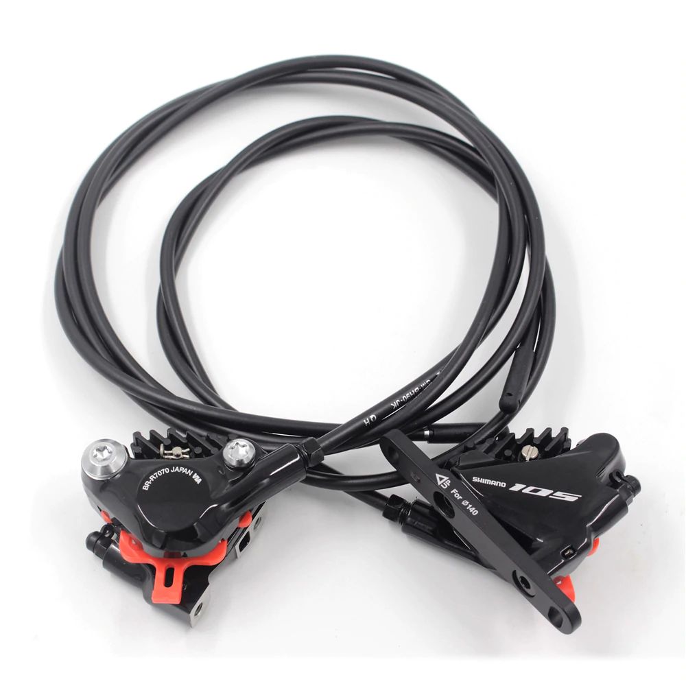 ชุดดิสเบรก SHIMANO 105 ประกอบเสร็จ มือเกียร์/ก้ามดิส/สาย หน้า+หลัง R7070 R7020