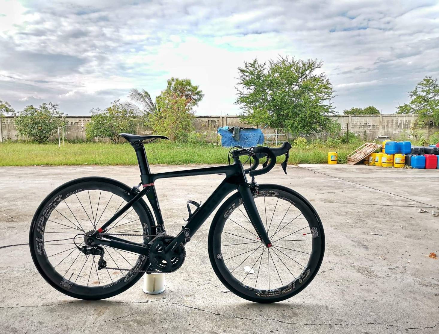 เฟรมจักรยานเสือหมอบคาร์บอนแท้ ULTRATEAM ประกันยาว