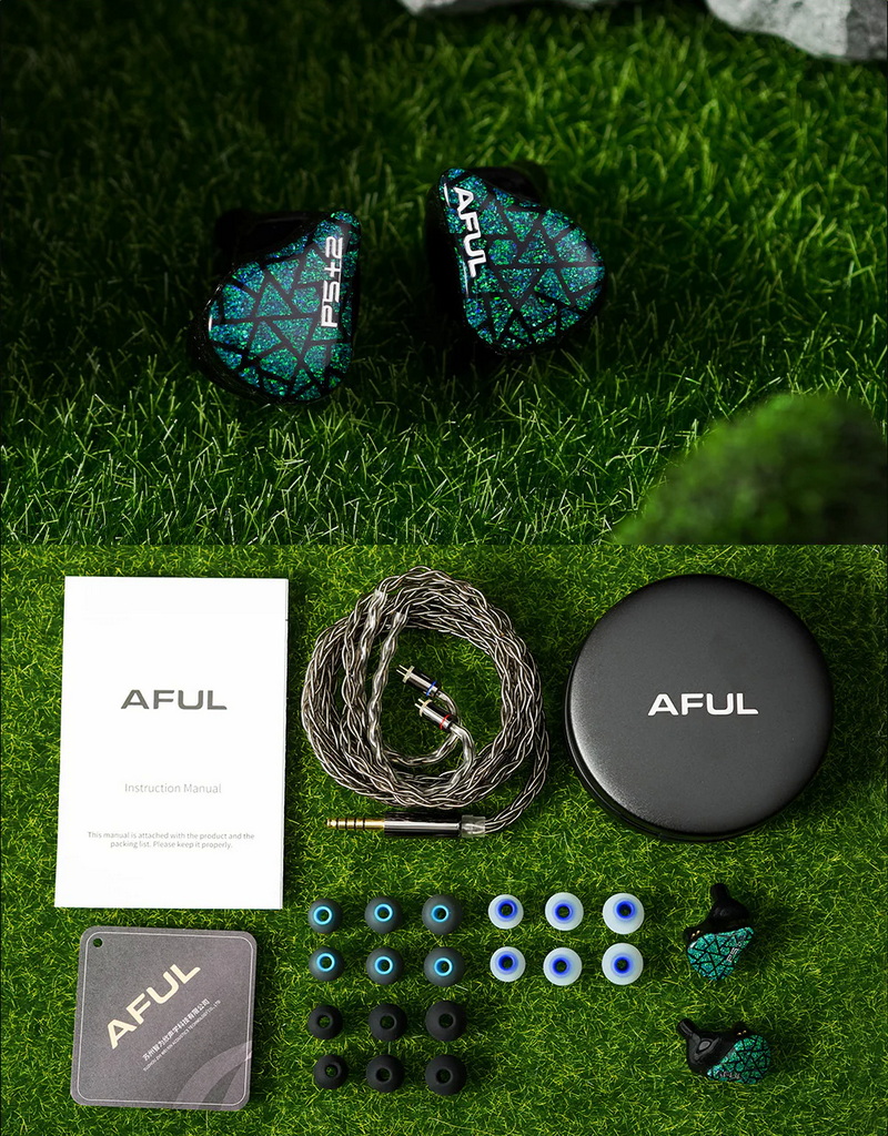 AFUL Performer 5+2 หูฟัง IEMs 7 ไดรเวอร์ 2DD+4BA+1Planar สายชุบเงินถัก8 ประกันศูนย์ไทย