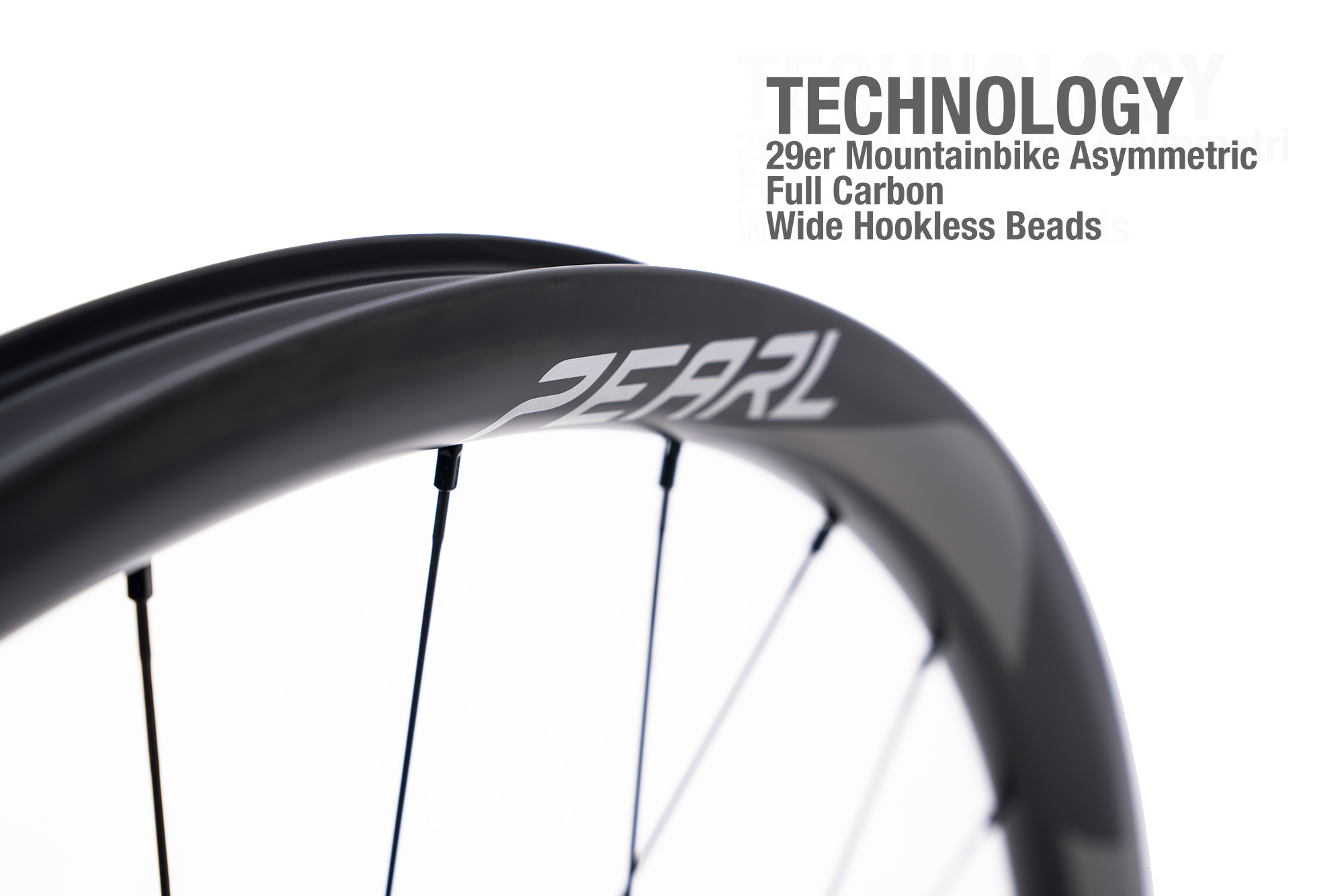 ล้อจักรยานเสือภูเขาคาร์บอน PEARL | MOUNTAIN RIDE 29er Carbon Wheelset