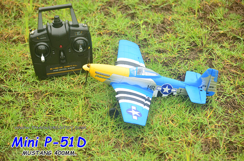 Mini P-51D Mustang 6G 400MM.