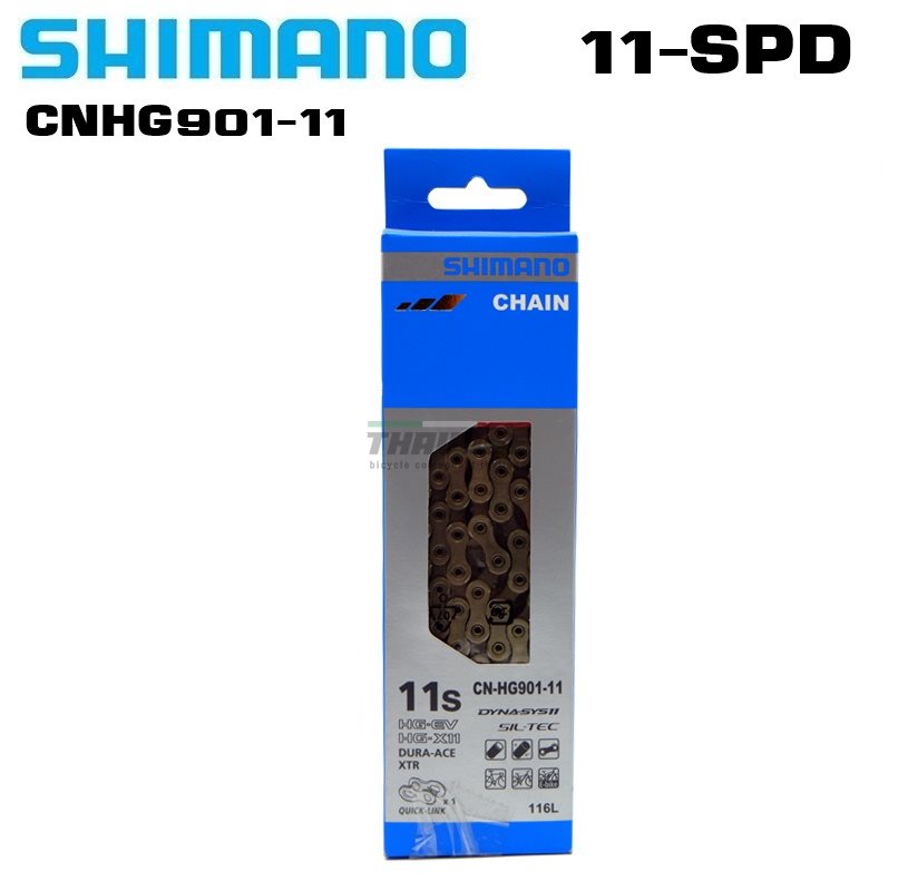 โซ่จักรยานของแท้ศูนย์ไทย SHIMANO Bicycle Chains 8/9/10/11 Speed HG601 HG701 HG901 HG40 HG53 HG93 HG54 HG95 4601