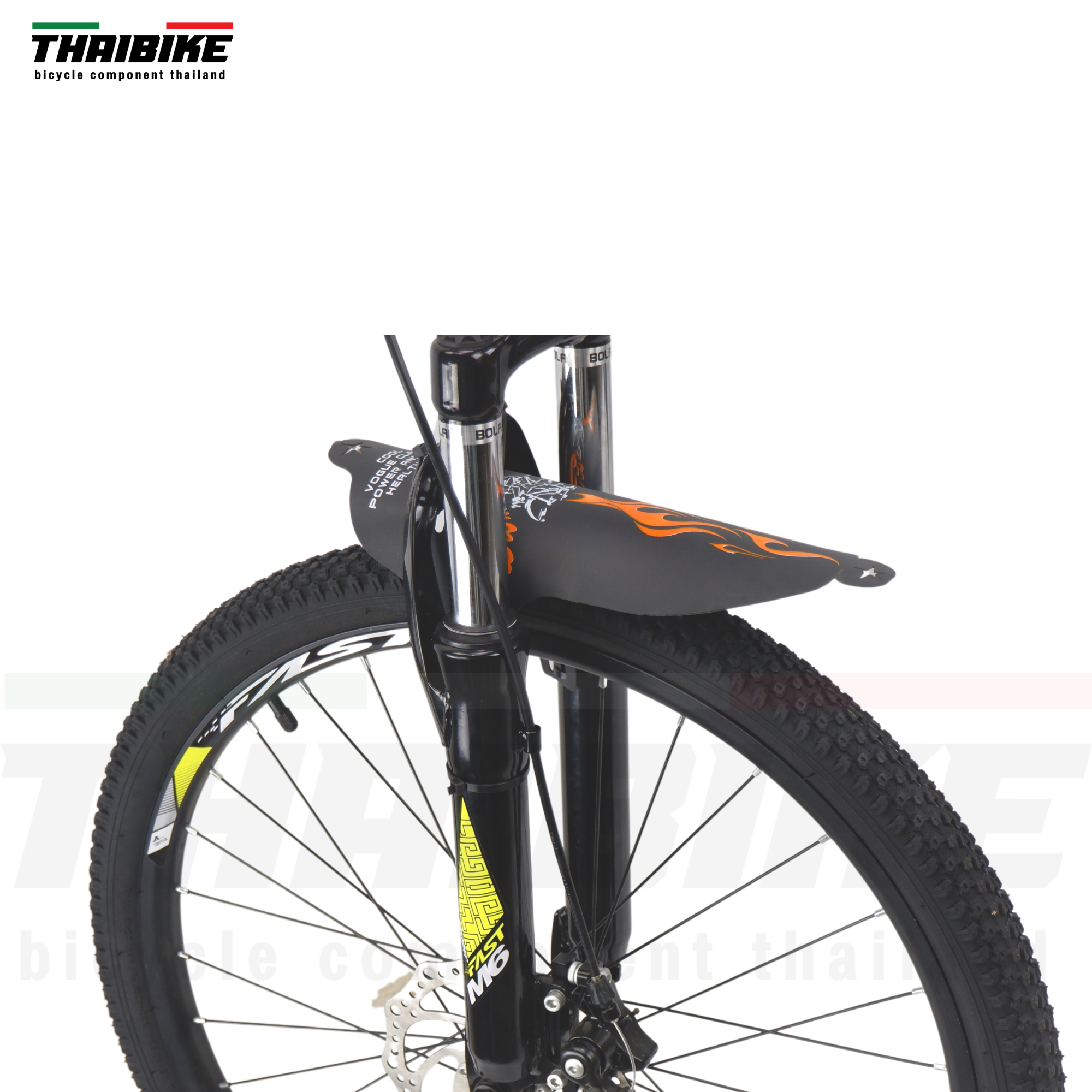 แผ่นบังโคลนหน้า ติดจักรยาน