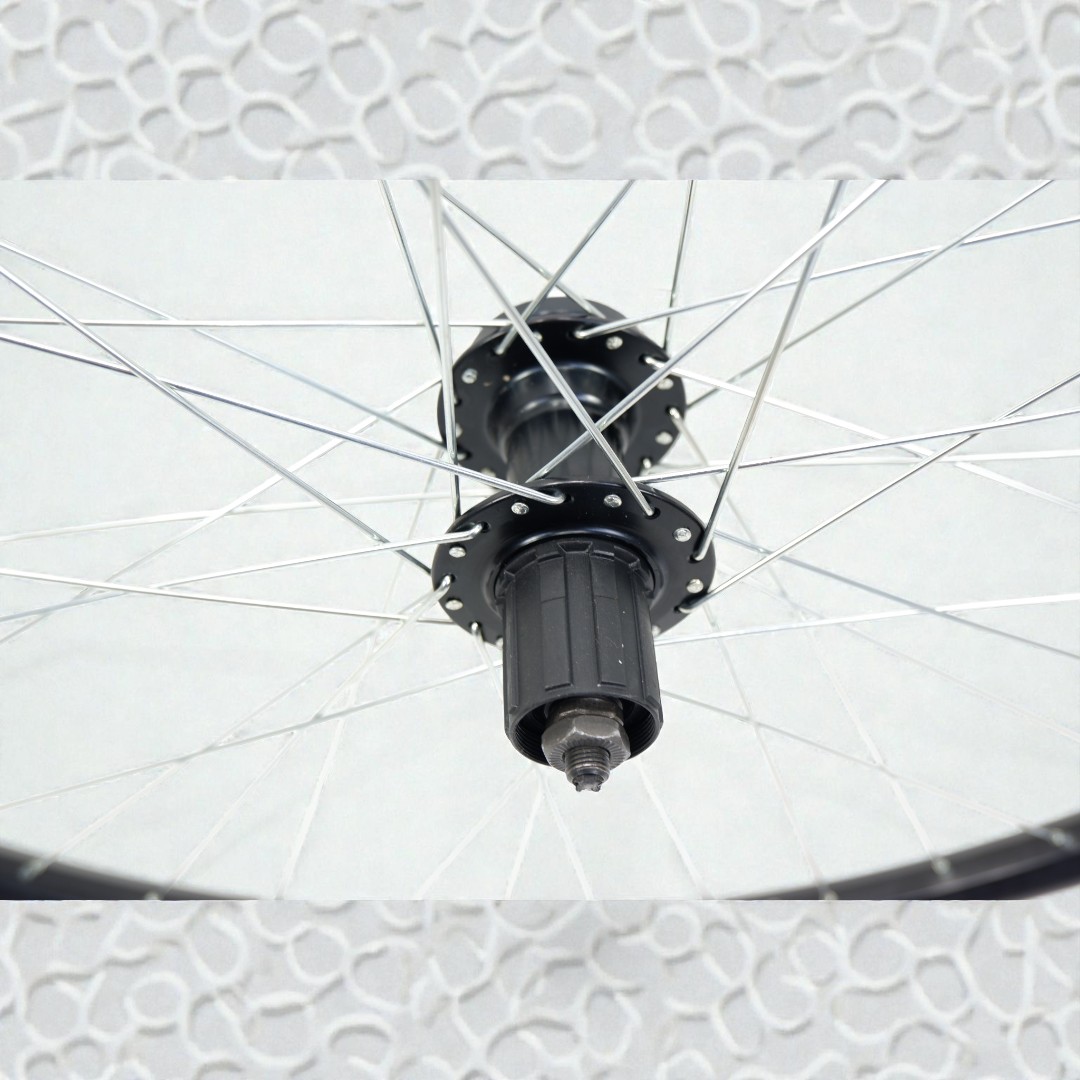 ล้อหลังจักรยานดิสเบรค 26/27.5 นิ้ว อลูมิเนียม ดุมปลดเร็ว (Quick Release) แบบเกียร์ 36ซี่