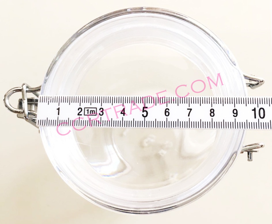 กระปุกสุญญากาศฝาล็อค (ใหญ่) 10x17 ซม.(1x3)