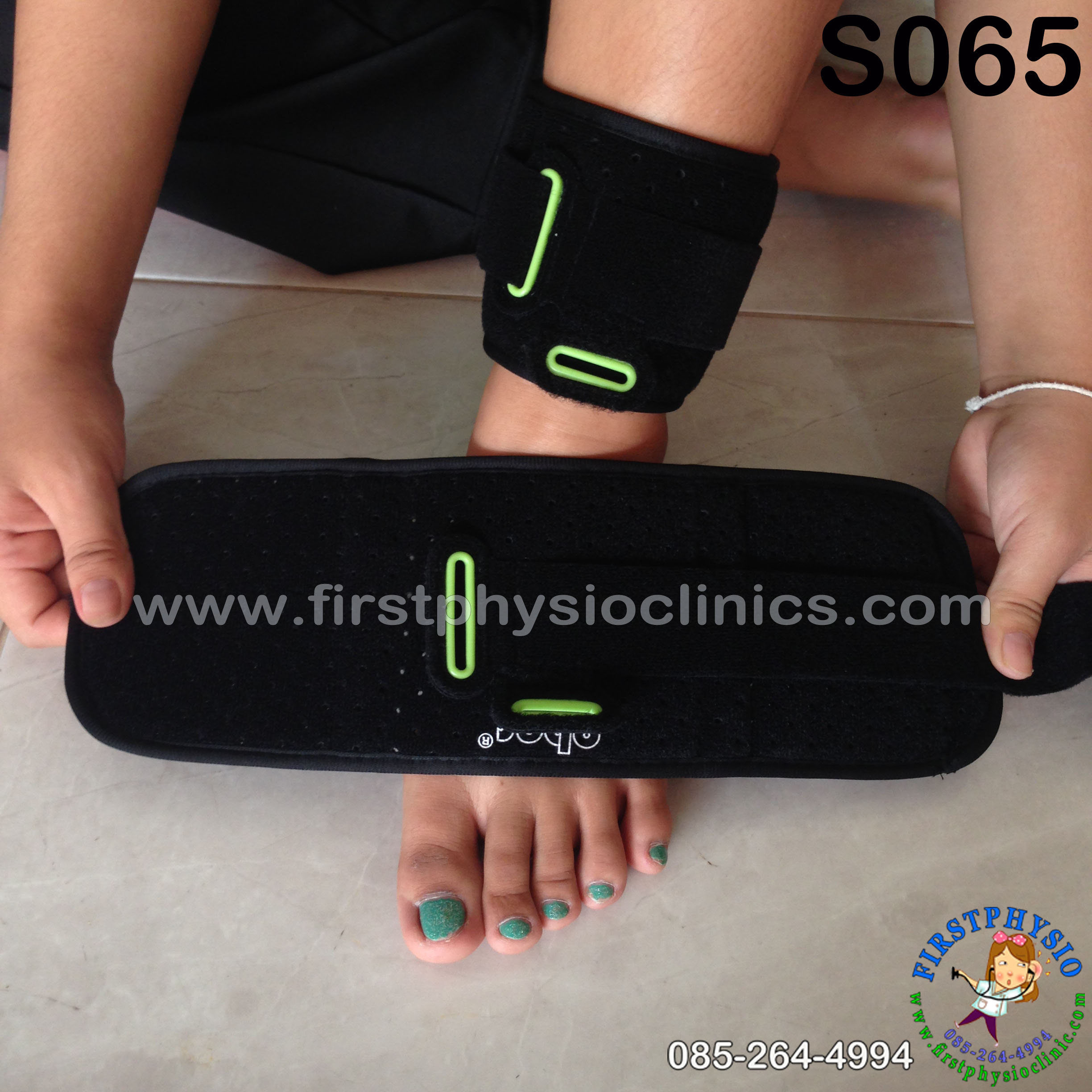 สายรัดกระดกเท้า (Foot up)/อุปกรณ์กันปลายเท้าตก/เท้าแกว่ง/สายรัดพยุงข้อเท้า/สายรัดพยุงปลายเท้า/ที่ประคองปลายเท้า