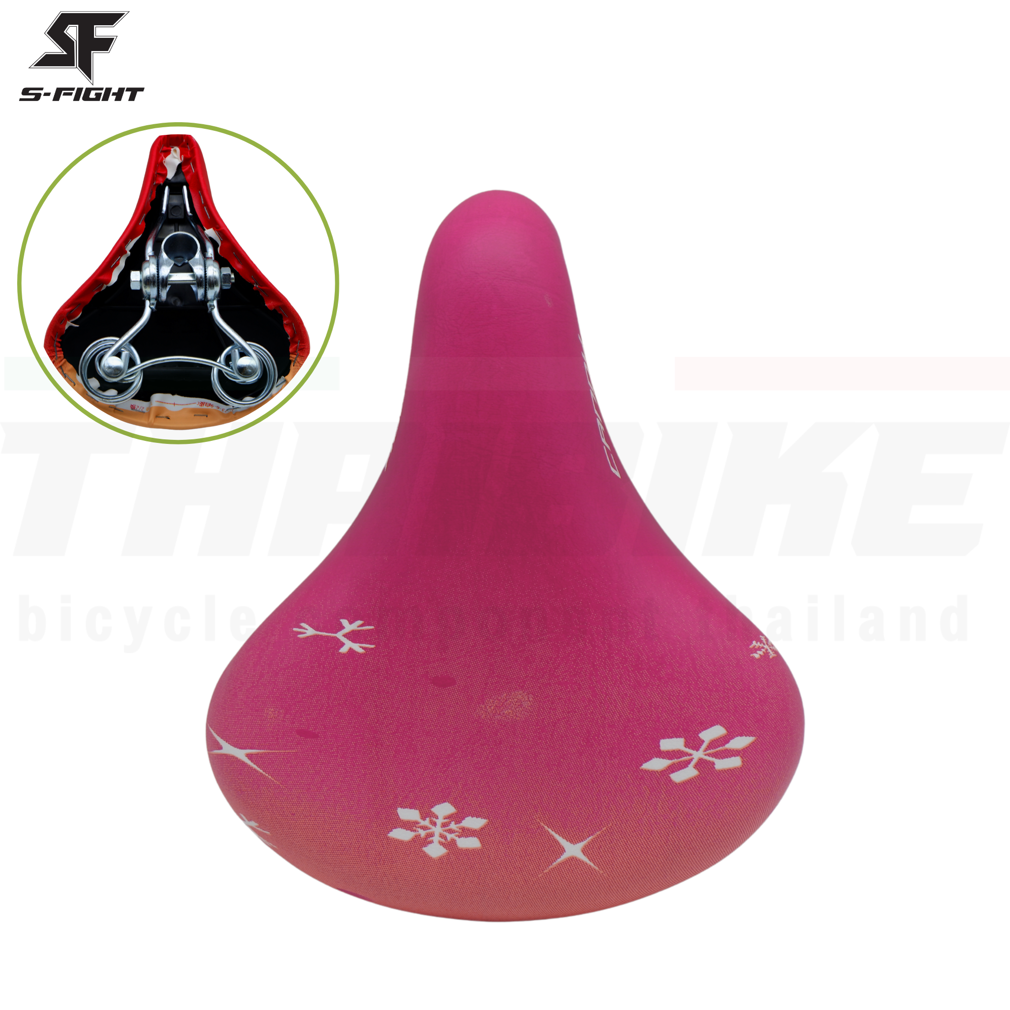 อานรถจักรยานเด็ก รถแม่บ้าน ฟองน้ำนุ่ม THAIBIKE CANDY