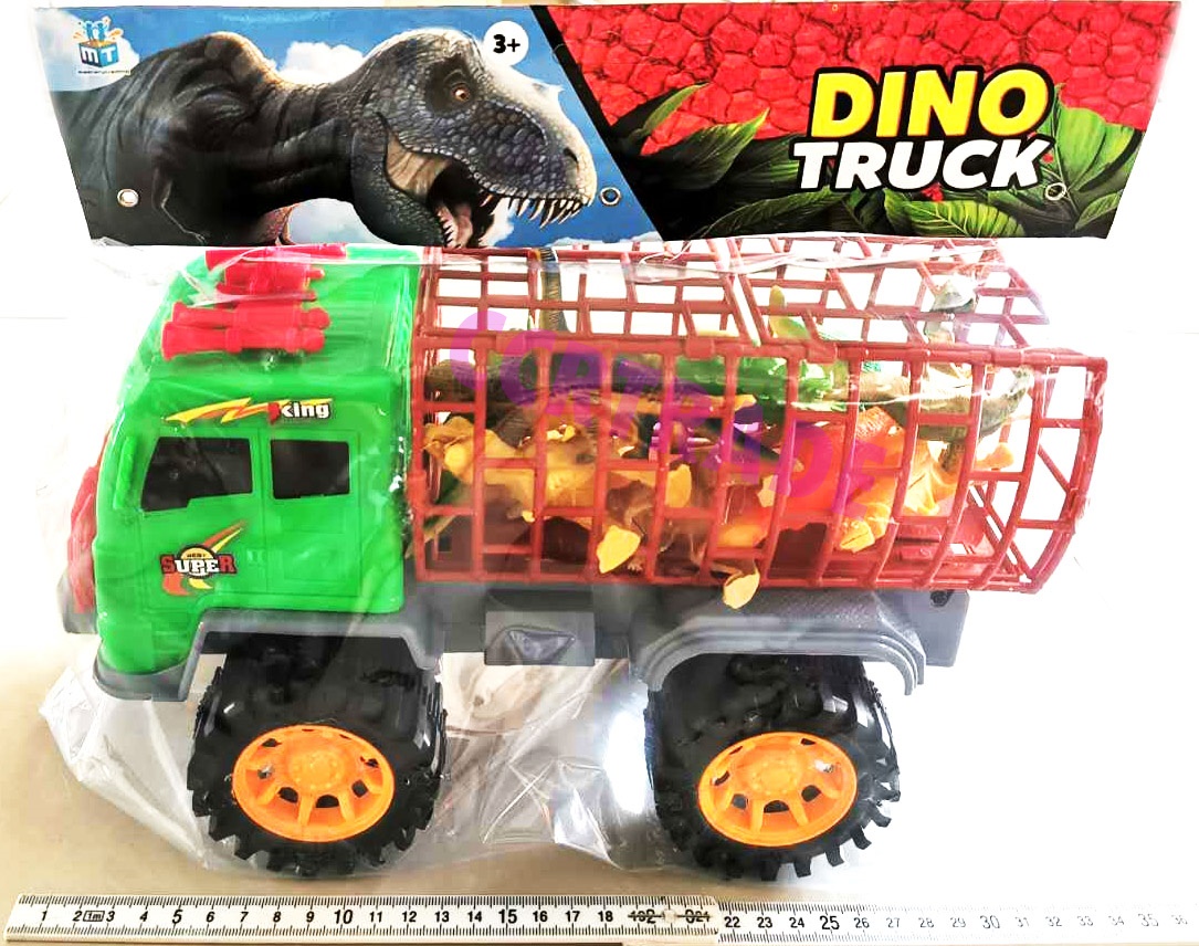 รถบรรทุกไดโนเสาร์ 10 ตัวถุง PVC 31 ซม.(1x3)