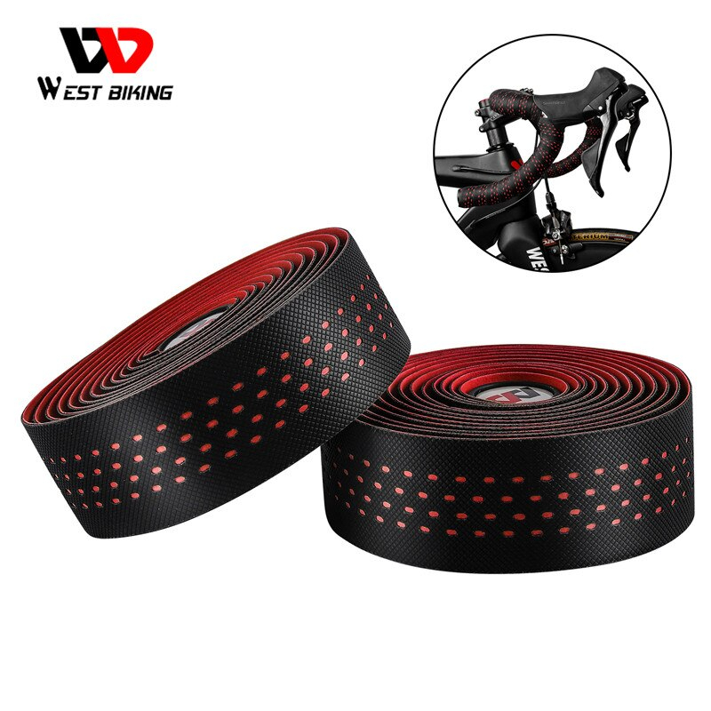ผ้าพันแฮนด์จักรยานเสือหมอบ 2TONE WESTBIKING 039 PU + EVA