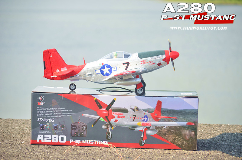 XK A280 RC P51 Mustang Fighter (RTF)
