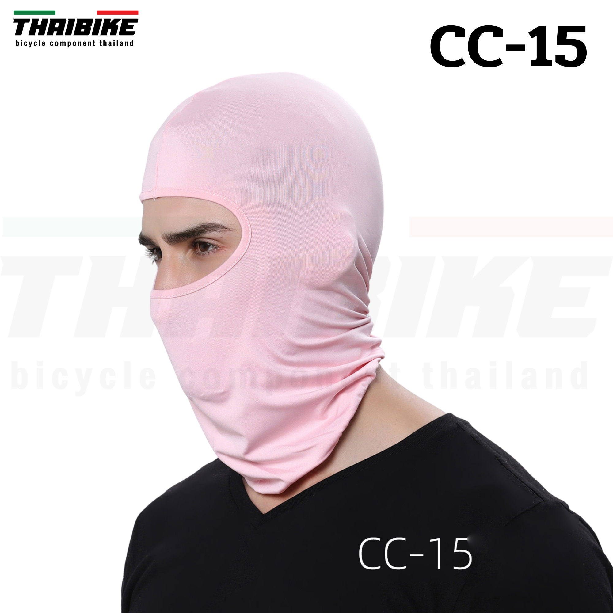 โม่งเต็มใบ ผ้าคลุมหัวกันเหงื่อ ปั่นจักรยาน ออกกำลังกาย ขี่มอเตอร์ไซต์ ผ้ารองหมวกกันน็อค THAIBIKE