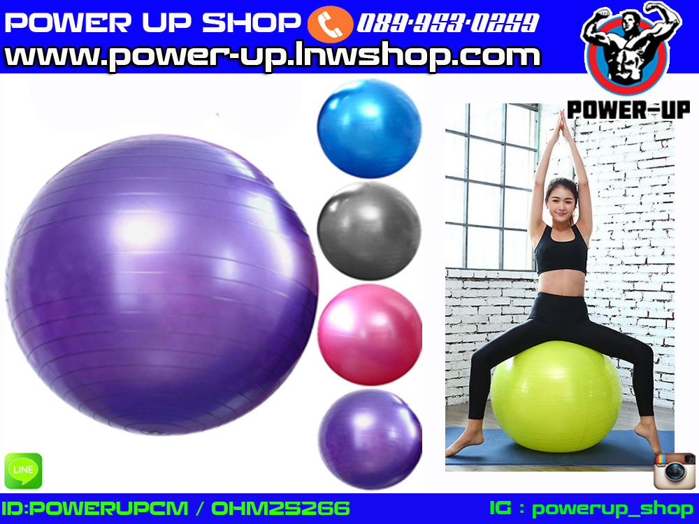 ฟิตบอล ลูกบอลโยคะ ออกกำลังกาย FIT BALL ขนาด 55 ซม