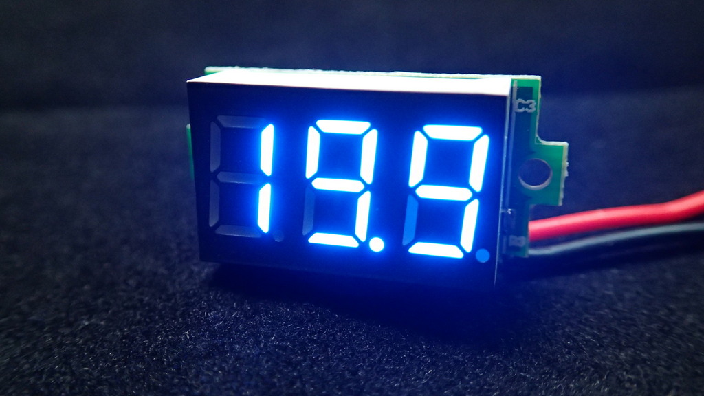 DC Digital Volt Meter 3.2-30V Two-Wire