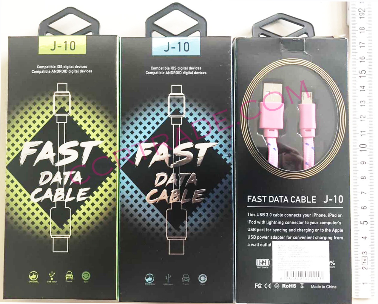 สายชาร์ทซัมซุง 1 ม. เส้นแบนกล่อง 19 ซม.(สายเชือก)