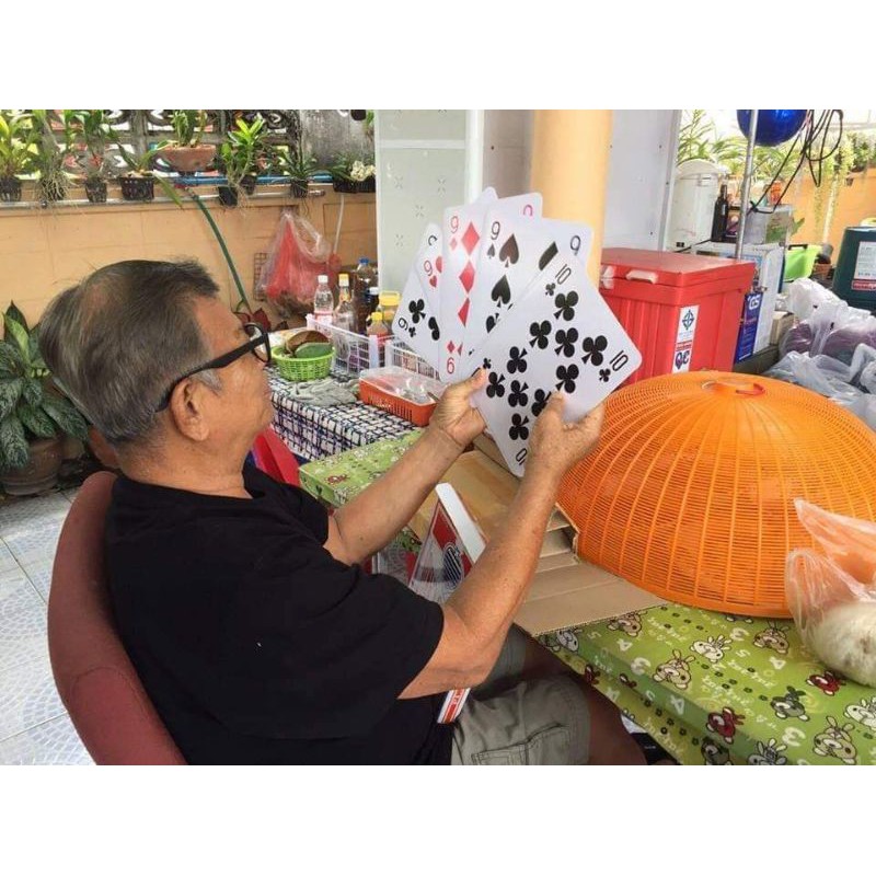 ไพ่จัมโบ้ ไพ่ยักษ์ ไพ่ขนาดใหญ่♥️ส่งจาก กทม ส่งไวมาก💪งานดี‼️ ไพ่jumbo ไพ่giantcard