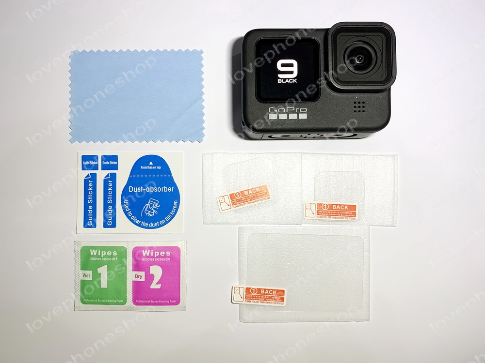 สุดยอดฟิล์มกระจกกันรอย 9H screen protector Film For GoPro Hero 10Black/9/8/7/6/5 ,GoPro MAX