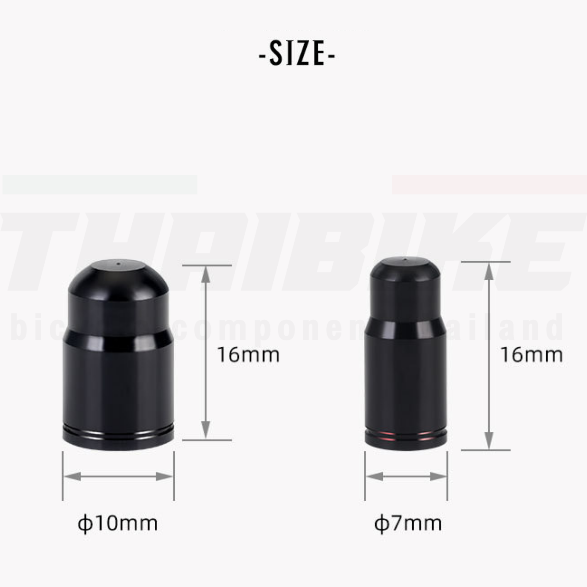 ฝาปิดจุ๊บลมจักรยาน อลูมิเนียม จุ๊บเล็ก จุ๊บใหญ่ TOOPRE AV/FV