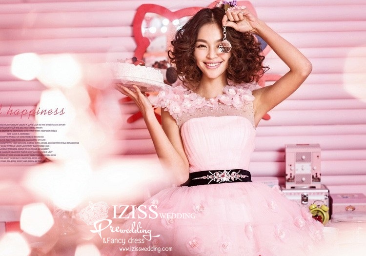 PW064 - **เลิกผลิตค่ะ** ชุดคู่ถ่ายพรีเวดดิ้ง (prewedding dress) & ชุดแต่งงานแฟนซี (Fancy wedding dress)ชายหญิง "ธีมสีชมพู-ขาว"