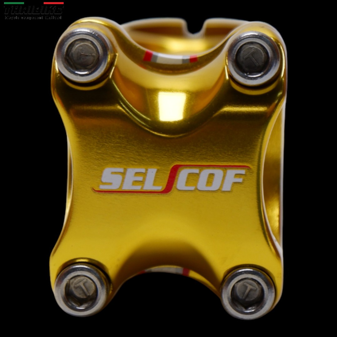 สเต็มจักรยานอลูมิเนียม +-10 ขนาดคอ 25.4/31.8 SELCOF KA052 KA053 3D FORGE